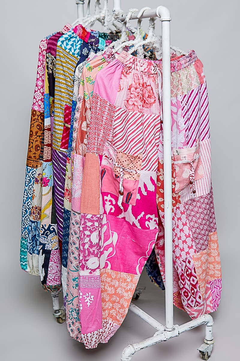 One-of-a-Kind Boho Printed Woven Jogger Pants | Assorted