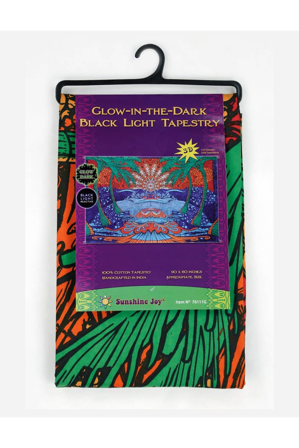 3D Glow in the Dark Tapestry Epic Surf Hang Pack Tapestries