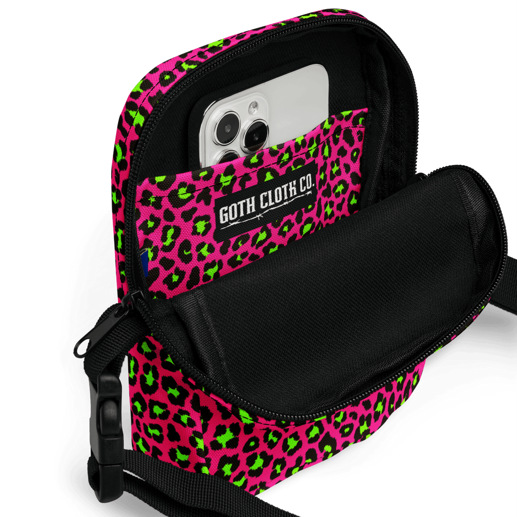 Electric Leopard Crossbody Bag