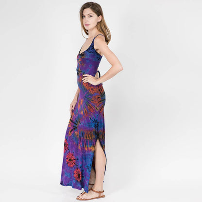 Liquid Mudmee Slit Maxi Dress