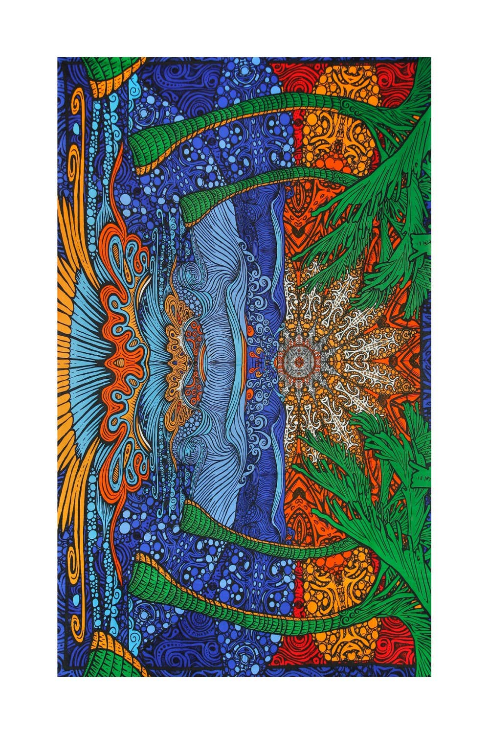 3D Glow in the Dark Tapestry Epic Surf Hang Pack Tapestries