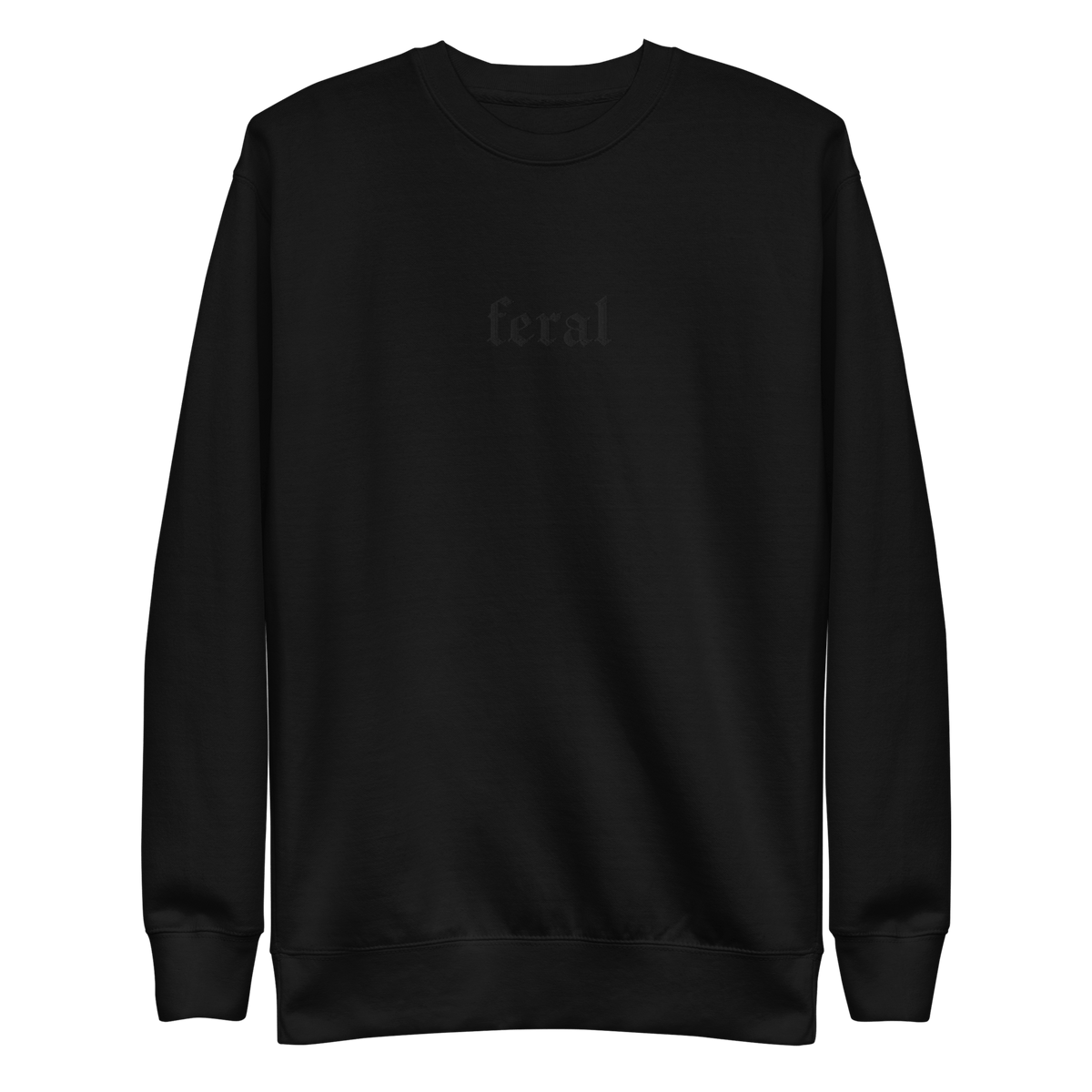 Feral Blackout Embroidered Sweatshirt