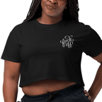 Fuck Off Embroidered Crop Top