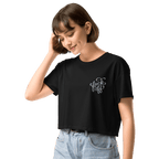 Fuck Off Embroidered Crop Top