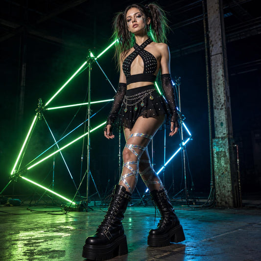The Onyx Circuit Mesh Set