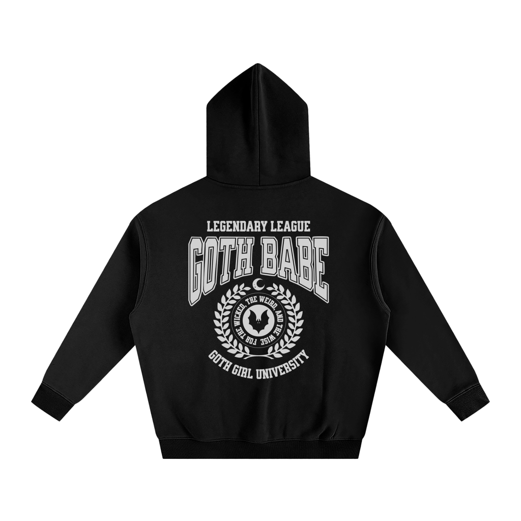 Goth Babe Oversized Fleeced Hoodie
