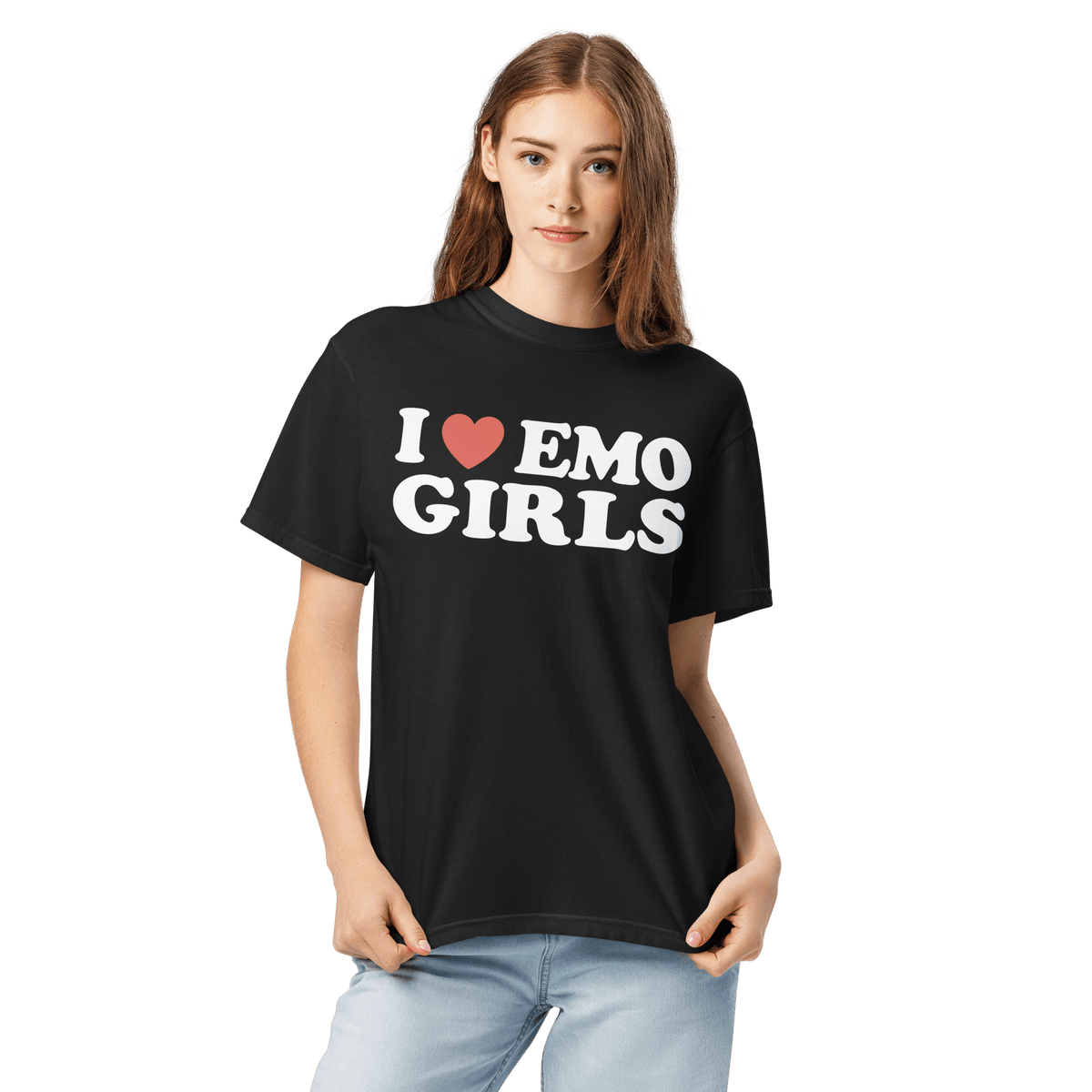I Heart Emo Girl Comfy Tee