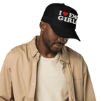 I Heart Emo Girls Foam Embroidered Trucker Hat