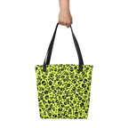 Lime Bones Tote bag