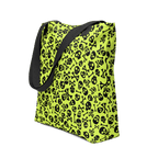 Lime Bones Tote bag