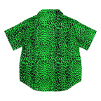 Lime Leopard Silky Pajama Top