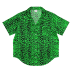 Lime Leopard Silky Pajama Top