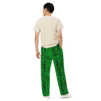 Lime Leopard Unisex Lounge Pants