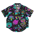 Neon Traditional Silky Pajama Top