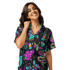 Neon Traditional Silky Pajama Top