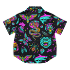 Neon Traditional Silky Pajama Top