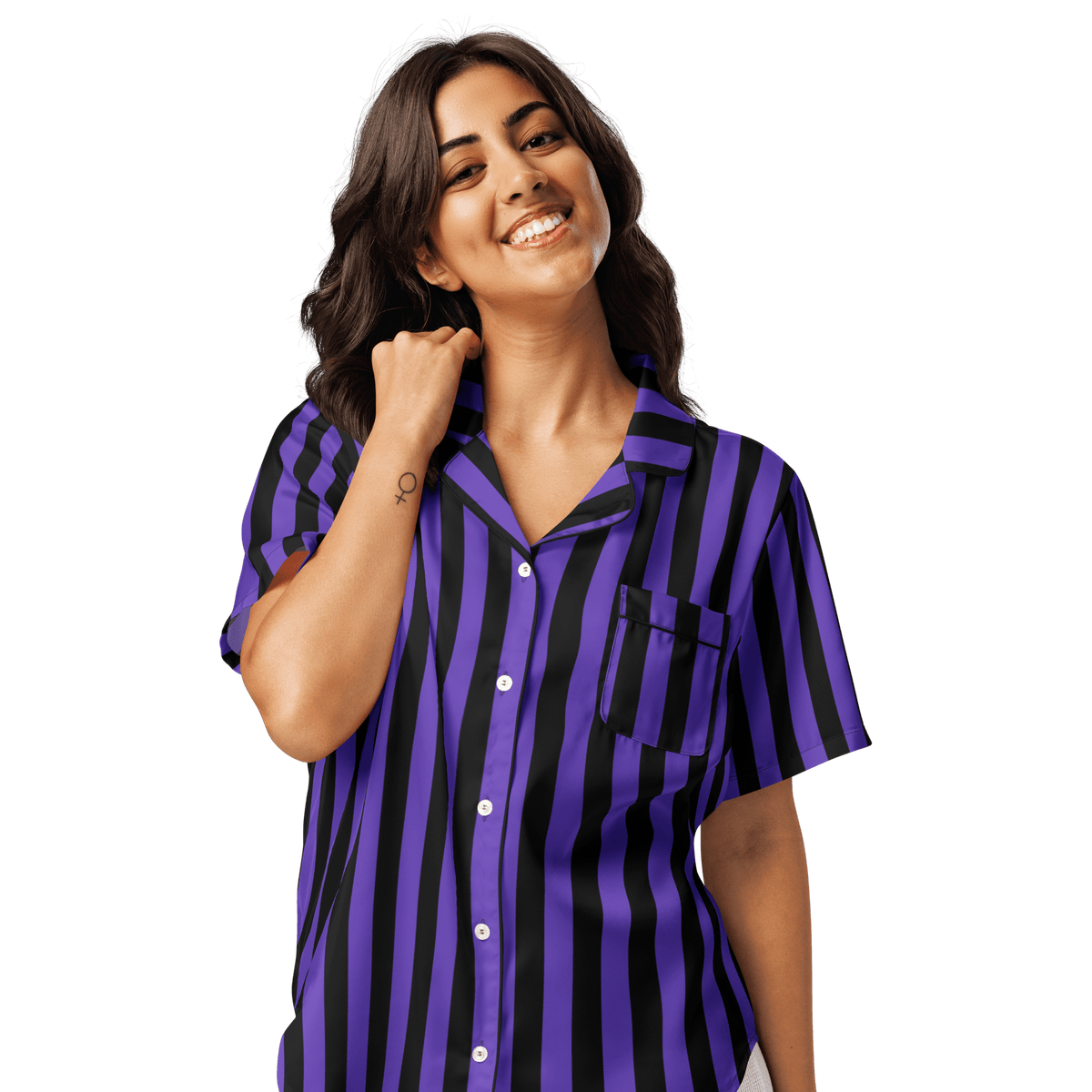 Nevermore Days Silky Pajama Top