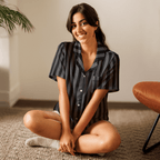 Nevermore Nights Silky Pajama Top