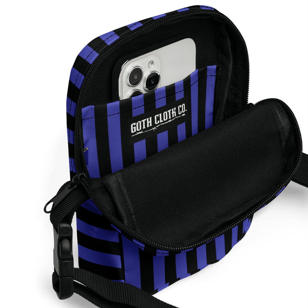 Nevermore Days Striped Crossbody Bag