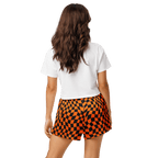 October Tiles Checkered Silky Pajama Shorts