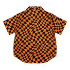 October Tiles Checkered Silky Pajama Top