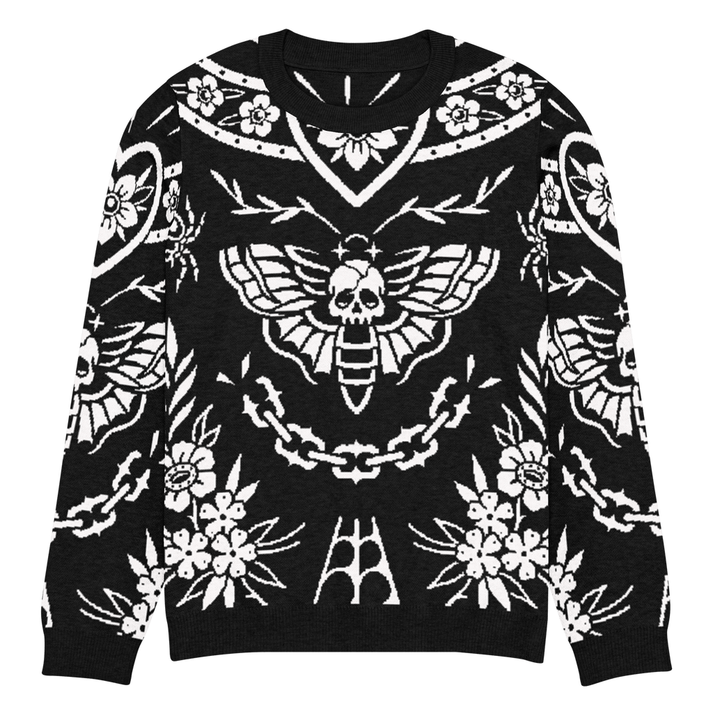 Old School Ink Knit Crewneck Sweater