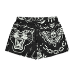 Old School Ink Silky Pajama Shorts