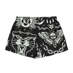 Old School Ink Silky Pajama Shorts