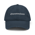 Overstimulated Distressed Dad Hat