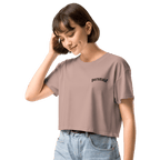 Paranoid Embroidered Crop Top