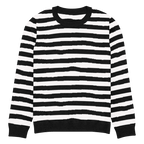 Pugsley Print Knit Crewneck Sweater