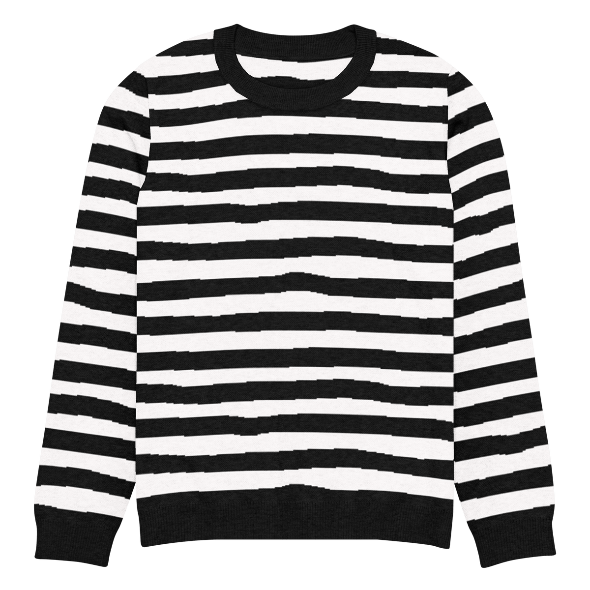 Pugsley Print Knit Crewneck Sweater