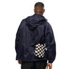 Retro Revival Checkerboard Crossbody Bag