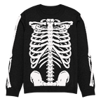 Skeleton Squad Knit Crew Neck Sweater