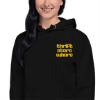 Thrift Store Whore Embroidered Hoodie