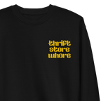 Thrift Store Whore Embroidered Sweatshirt