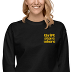 Thrift Store Whore Embroidered Sweatshirt