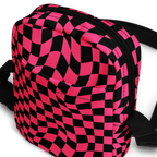 Twisted Tiles Checkerboard Crossbody Bag